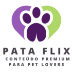 logo do pataflix. uma pata envolta em um coração